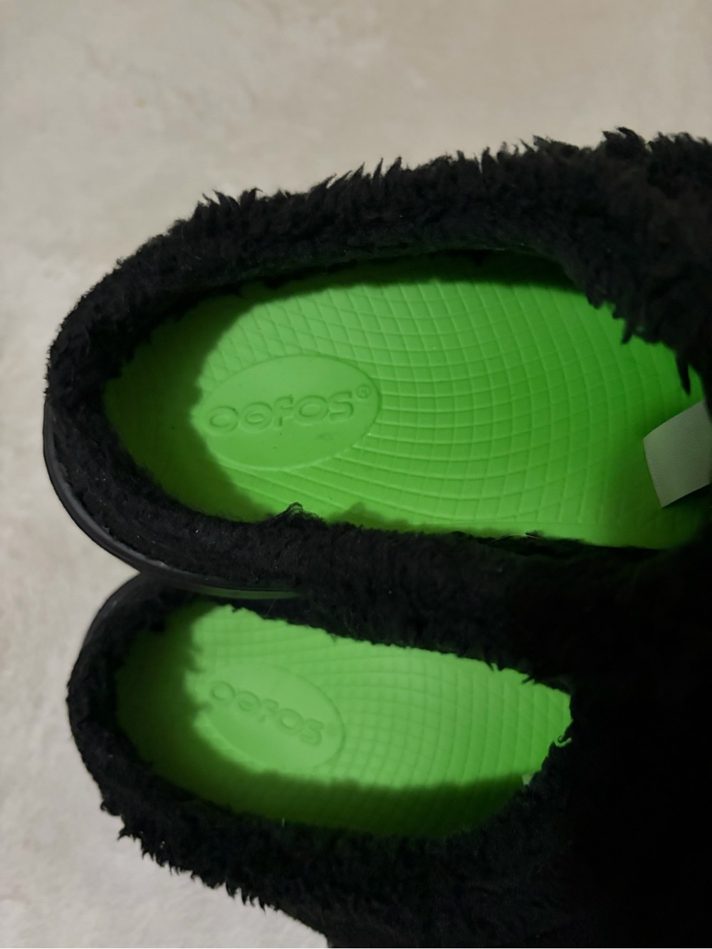 Oofos OOcoozie Mule Black Cozy Slip-On Women’s Shoes Sz 8.5  - EU 39.5 - Picture 6 of 10